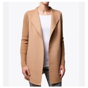 REPEAT Silver Edition Wool and Cashmere Tan Coat Sz 38/M